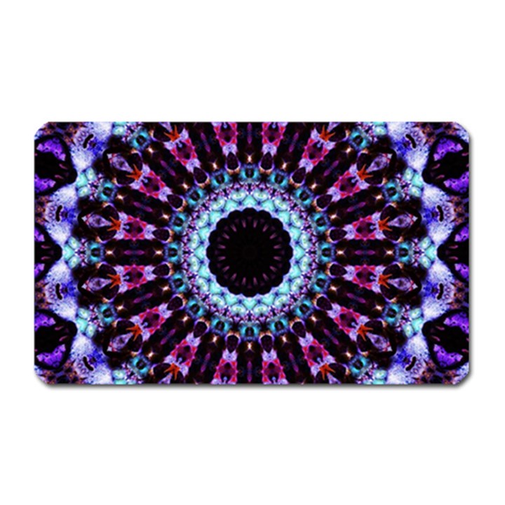 Kaleidoscope Shape Abstract Design Magnet (Rectangular)