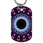 Kaleidoscope Shape Abstract Design Dog Tag (One Side) Front