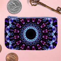 Kaleidoscope Shape Abstract Design Large Coin Purse by Celenk