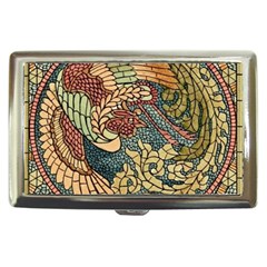 Wings Feathers Cubism Mosaic Cigarette Money Cases by Celenk