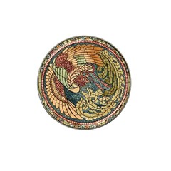 Wings Feathers Cubism Mosaic Hat Clip Ball Marker by Celenk