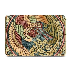 Wings Feathers Cubism Mosaic Plate Mats by Celenk