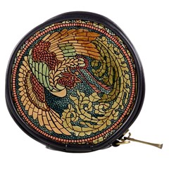 Wings Feathers Cubism Mosaic Mini Makeup Bags by Celenk