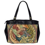 Wings Feathers Cubism Mosaic Office Handbags (2 Sides)  Back