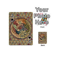 Wings Feathers Cubism Mosaic Playing Cards 54 (mini) 