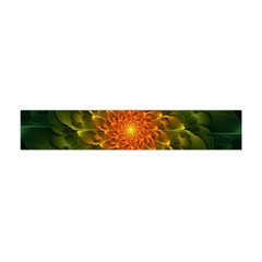 Beautiful Orange-green Desert Cactus Fractalspiral Flano Scarf (mini) by jayaprime