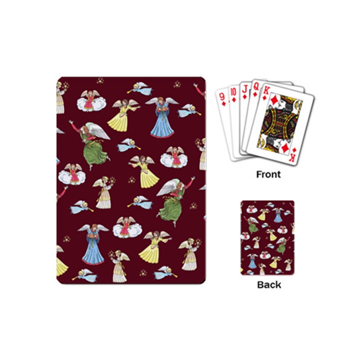 Christmas angels  Playing Cards (Mini) 