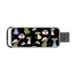 Christmas angels  Portable USB Flash (Two Sides) Front