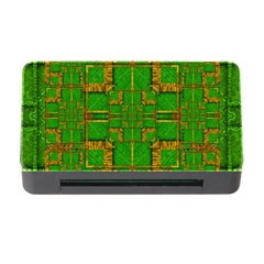 Golden Green And  Sunshine Pop Art Memory Card Reader With Cf by pepitasart