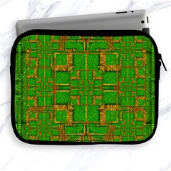 Golden Green And  Sunshine Pop Art Apple Ipad 2/3/4 Zipper Cases by pepitasart