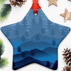 Blue Mountain Ornament (Star)