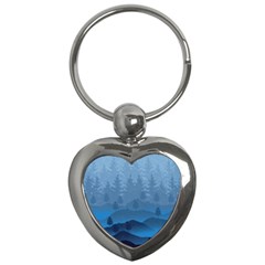 Blue Mountain Key Chains (Heart) 