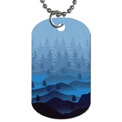 Blue Mountain Dog Tag (One Side)