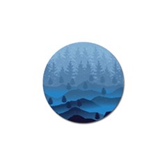 Blue Mountain Golf Ball Marker (4 Pack) by berwies