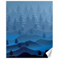 Blue Mountain Canvas 16  x 20  