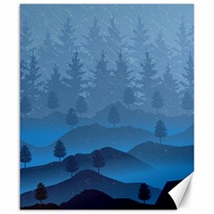 Blue Mountain Canvas 20  x 24  