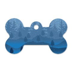 Blue Mountain Dog Tag Bone (One Side)