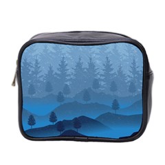 Blue Mountain Mini Toiletries Bag 2-side by berwies