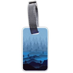 Blue Mountain Luggage Tags (One Side) 