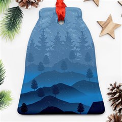 Blue Mountain Ornament (bell) by berwies