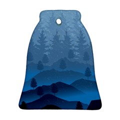 Blue Mountain Bell Ornament (two Sides) by berwies