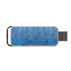 Blue Mountain Portable USB Flash (One Side)