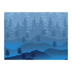 Blue Mountain Double Sided Flano Blanket (mini)  by berwies