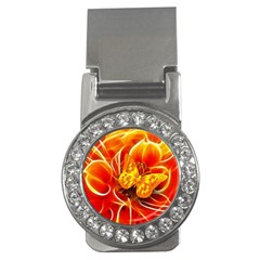 Arrangement Butterfly Aesthetics Orange Background Money Clips (CZ) 