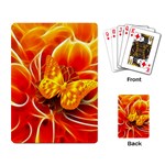 Arrangement Butterfly Aesthetics Orange Background Playing Card Back