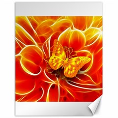 Arrangement Butterfly Aesthetics Orange Background Canvas 18  X 24   by Celenk