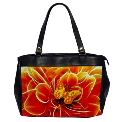 Arrangement Butterfly Aesthetics Orange Background Office Handbags