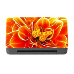 Arrangement Butterfly Aesthetics Orange Background Memory Card Reader with CF