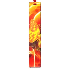 Arrangement Butterfly Aesthetics Orange Background Large Book Marks