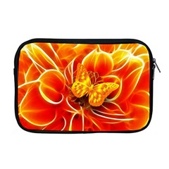 Arrangement Butterfly Aesthetics Orange Background Apple MacBook Pro 17  Zipper Case