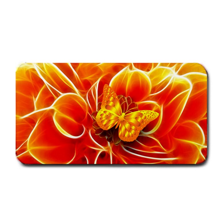 Arrangement Butterfly Aesthetics Orange Background Medium Bar Mats