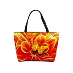 Arrangement Butterfly Aesthetics Orange Background Shoulder Handbags Front