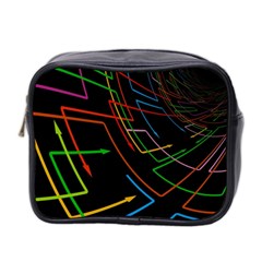 Arrows Direction Opposed To Next Mini Toiletries Bag 2-side by Celenk