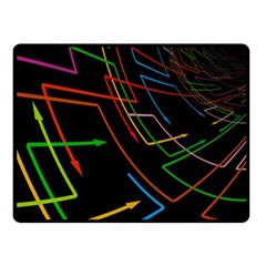 Arrows Direction Opposed To Next Fleece Blanket (small) by Celenk