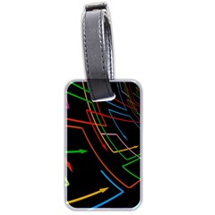 Arrows Direction Opposed To Next Luggage Tags (two Sides) by Celenk