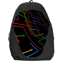 Arrows Direction Opposed To Next Backpack Bag by Celenk