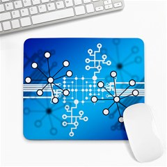 Block Chain Data Records Concept Large Mousepads by Celenk