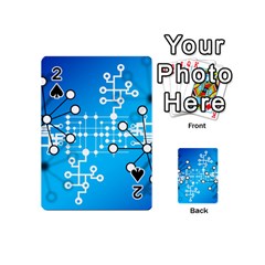 Block Chain Data Records Concept Playing Cards 54 (mini)  by Celenk