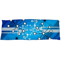 Block Chain Data Records Concept Body Pillow Case (dakimakura) by Celenk