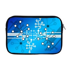 Block Chain Data Records Concept Apple Macbook Pro 17  Zipper Case by Celenk