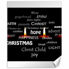 Candles Christmas Advent Light Canvas 16  X 20   by Celenk