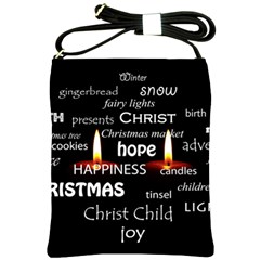 Candles Christmas Advent Light Shoulder Sling Bags by Celenk