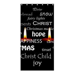 Candles Christmas Advent Light Shower Curtain 36  X 72  (stall)  by Celenk