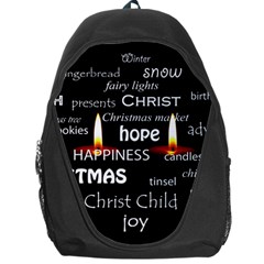 Candles Christmas Advent Light Backpack Bag by Celenk