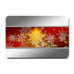 Christmas Candles Christmas Card Small Doormat  by Celenk