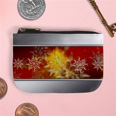 Christmas Candles Christmas Card Mini Coin Purses by Celenk